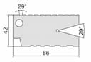 Изображение товара Шаблон резьбовой  1-10TPI ACME 29° погрешность ±10" 2