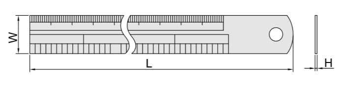 Изображение товара Линейка  200мм/8" 2