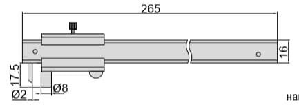 Изображение товара Штангенциркуль разметочный 0-200мм (0.1мм) 2