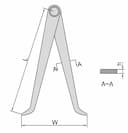 Изображение товара Кронциркуль для внутренних измерений диап  18-300мм длина 300мм 2
