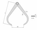 Изображение товара Кронциркуль для наружных измерений диап  0-300мм длина 300мм 2