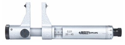 Микрометр для изм винтовой резьбы диап  20- 45мм дел 0.01мм PLUS