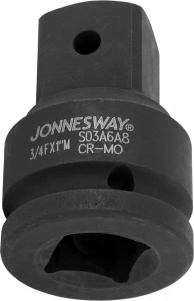 S03A6A8 Переходник для ударного инструмента 3/4"DR(F)*1"DR(M) Jonnesway