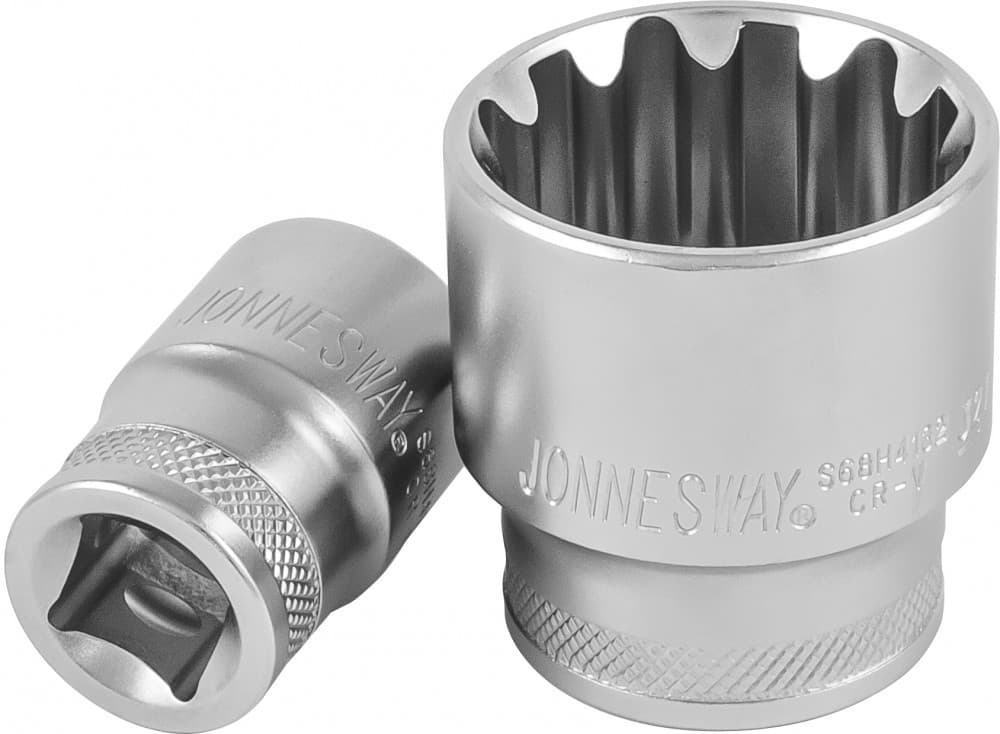 S68H4117 Головка торцевая SUPER TECH 1/2"DR, 17 мм,21/32" Jonnesway