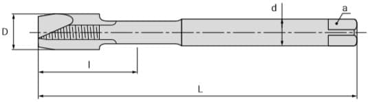 Изображение товара TE43G1 1/8, Метчик, АКСИС 2