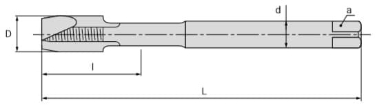 Изображение товара TE43UNF1/2, Метчик, АКСИС 2