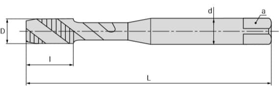 Изображение товара GP52M2.5BAP, Метчик, АКСИС 2