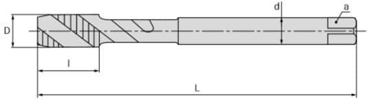 Изображение товара TE53G1 1/2, Метчик, АКСИС 2