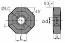 Изображение товара ONHU08T508-PM YBC302, Пластина ZCC-CT 2