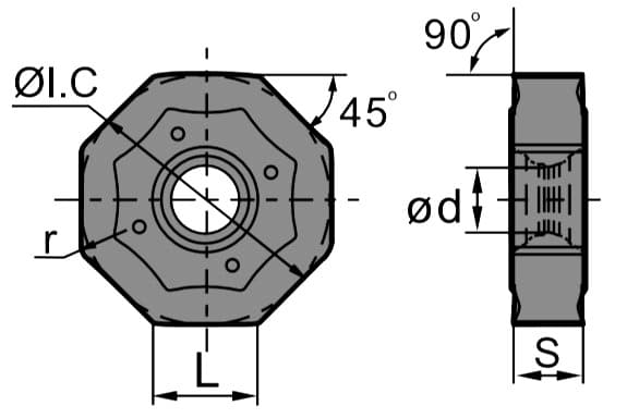 Изображение товара ONHU08T508-PM YBM351, Пластина ZCC-CT 2