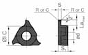 Изображение товара QC16R125-R02 YBG205, Пластина ZCC-CT 2