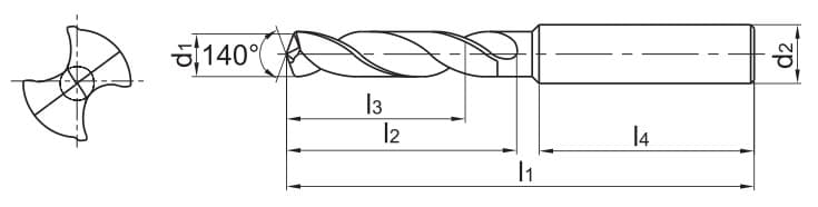 Изображение товара 1536SU05-0360 KDG303, Сверло ZCC-CT 2