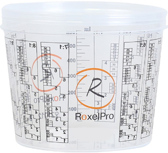 Ёмкость пластиковая для смешивания красок 0,385 л RoxelPro