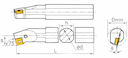 Изображение товара S25Q-PSKNR12, Державка ZCC-CT 2