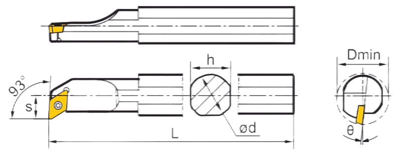 Изображение товара S16R-SDUCR07, Державка ZCC-CT 2