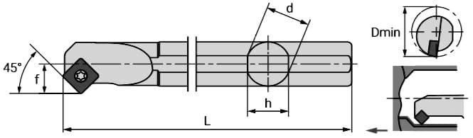 Изображение товара S16P-SSSCR09, Державка, АКСИС 2