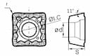 Изображение товара SPMX040203-XM YB9320, Пластина ZCC-CT 2