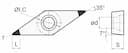 Изображение товара VCGW160404F-1 YCD421, Пластина ZCC-CT 2