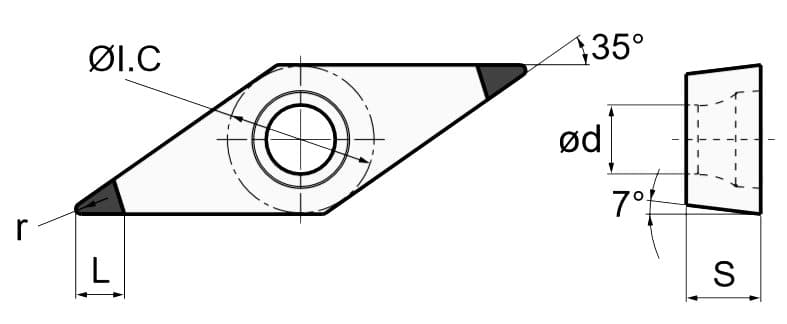 Изображение товара VCGW110304F-1 YCD421, Пластина ZCC-CT 2