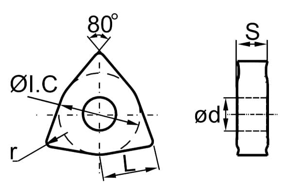 Изображение товара WNMG080408-WG YBC252, Пластина ZCC-CT 2