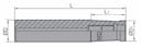 Изображение товара G16-QCH-M8-100, Хвостовик ZCC-CT 2