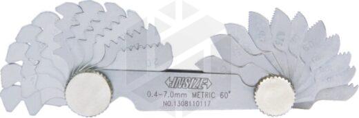 Шаблон резьбовой  М 60° 0.25-7.0мм погрешность ±0.07мм